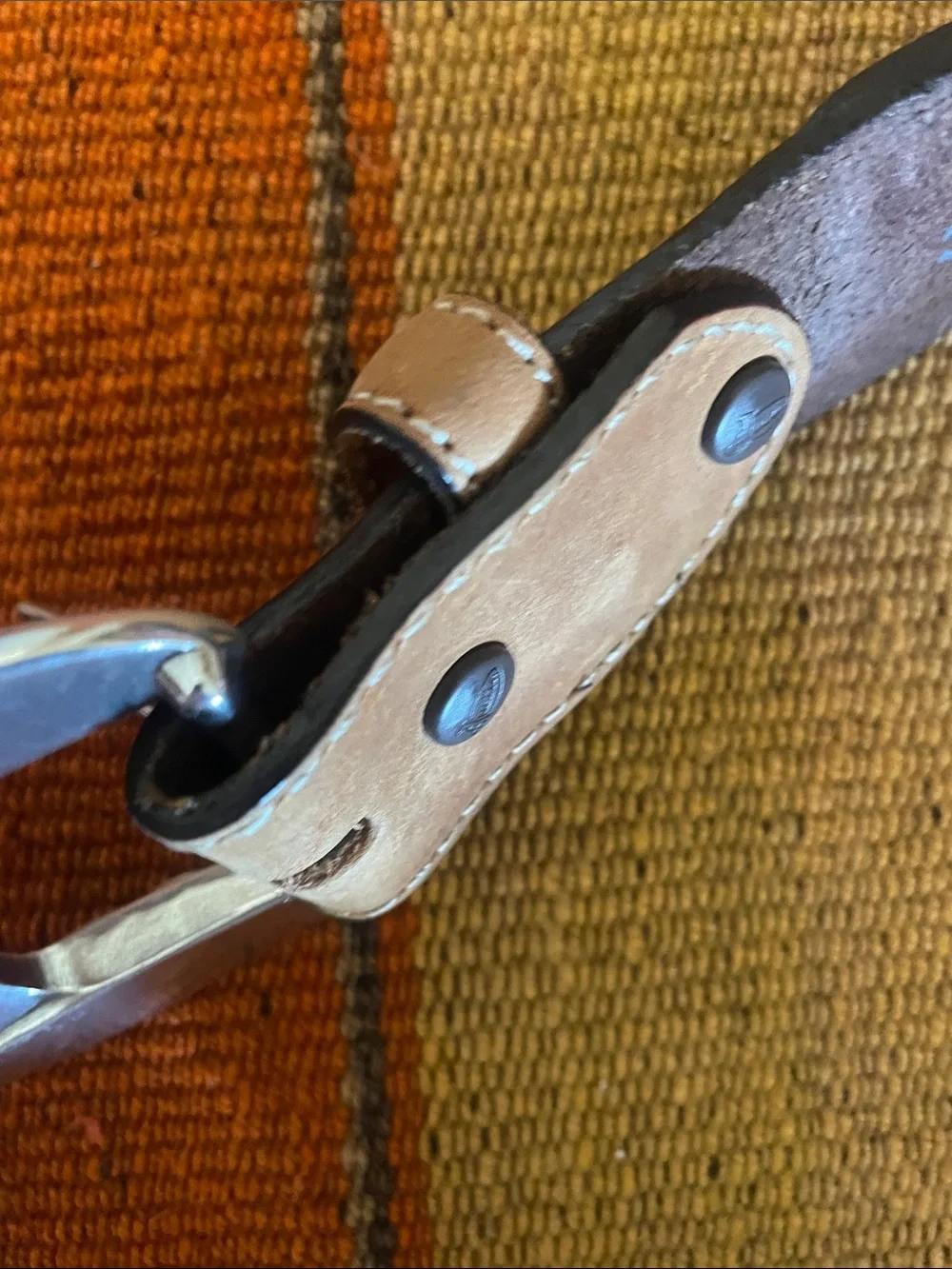 Justin Barbed Wire Men's Belt - Tan